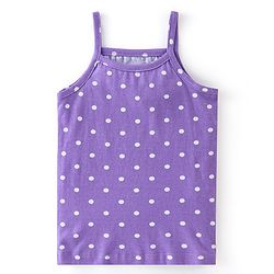 Babyhug 100% Cotton Sleeveless Slips Polka Dot Print Pack of 3 - Multicolour