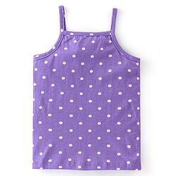Babyhug 100% Cotton Sleeveless Slips Polka Dot Print Pack of 3 - Multicolour
