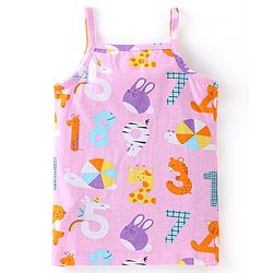 Babyhug 100% Cotton Sleeveless Slips Polka Dot Print Pack of 3 - Multicolour
