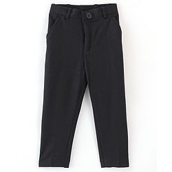 Babyhug Woven Full Sleeves Stretch Fit Five Piece Party Suit Solid Colour-  Rust & Black