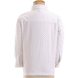 Babyhug Woven Full Sleeves Stretch Fit Party Suit With Bow - Green & White