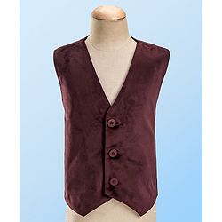 Babyhug Full Sleeves Velvet Party Suit with Bow Solid & Polka Dot Print - White & Maroon