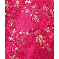 Babyhug Sleeveless Embroided Choli with Embroided Lehenga & Dupatta - Sky Blue