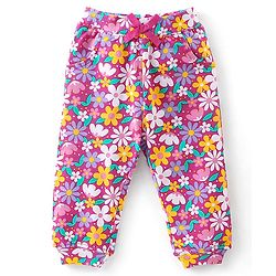 Babyhug Cotton Knit Full Sleeves T-Shirt & Lounge Pant Set Floral Print - Multicolour