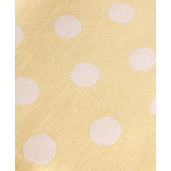Babyhug Cotton Knit Full Sleeves Night Suit With Polka Dot Print - Yellow