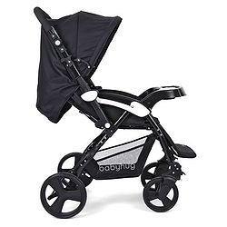 Babyhug Joy Ride Stroller With Reversible Handle - Black