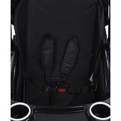 Babyhug Joy Ride Stroller With Reversible Handle - Black