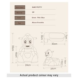 Babyhug Duckling Potty chair with Music - Pink