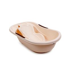 Babyhug Large Bath Tub with Bather (Color May Vary)
