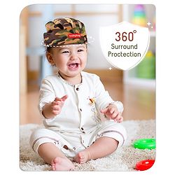 Babyhug Premium Baby Safety Helmet - Camouflage