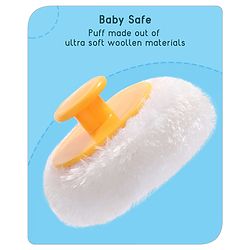 Babyhug Powder Puff with Container -Yellow