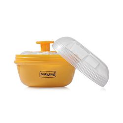 Babyhug Powder Puff with Container -Yellow