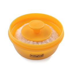 Babyhug Powder Puff with Container -Yellow