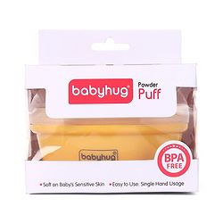 Babyhug Powder Puff with Container -Yellow