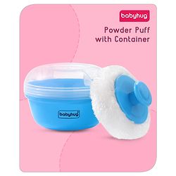 Babyhug Powder Puff with Container -Yellow