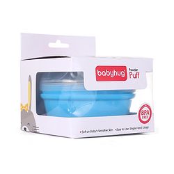 Babyhug Powder Puff with Container -Yellow