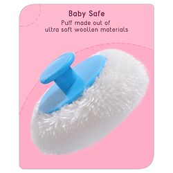 Babyhug Powder Puff with Container - Blue