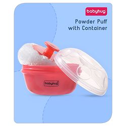 Babyhug Powder Puff with Container - Blue