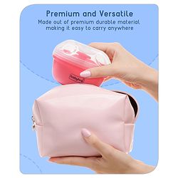 Babyhug Powder Puff with Container - Blue