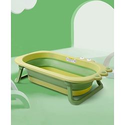 Babyhug Foldable Baby Bath Tub - Green