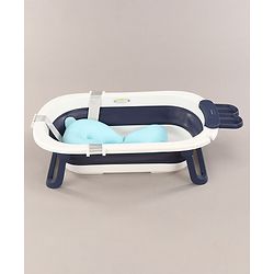 Babyhug Foldable Baby Bath Tub - Blue
