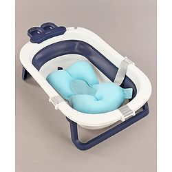 Babyhug Foldable Baby Bath Tub - Blue