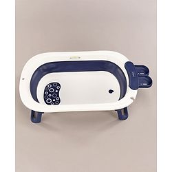 Babyhug Foldable Baby Bath Tub - Blue