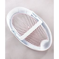 Babyhug Rectangular Bath Support Rack Small Size - Pink