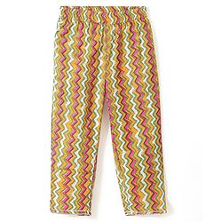 Babyhug Cotton Three Fourth Sleeves Printed Kurti Pant and Dupatta Set with Floral Print - Yellow