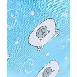 Babyhug Cotton Footed Bootie Leggings Striped & Polar Bear Print Pack of 3 - Blue & Green