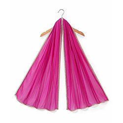 Babyhug Sleeveless Floral Mbrodered Kurti Salwar and Dupatta Set -Magenta Pink