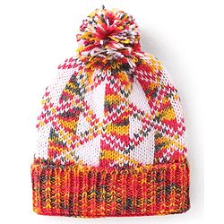 Babyhug Woollen Cap Argyle Design - Multicolour