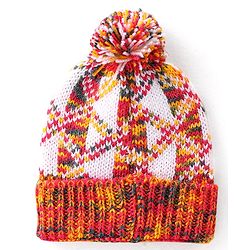 Babyhug Woollen Cap Argyle Design - Multicolour