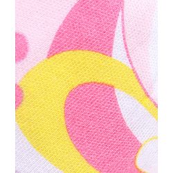 Babyhug 100% Cotton Knit Mitten & Booties Floral Print - Pink
