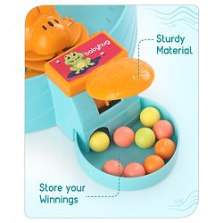 Babyhug Hungry Frog Beads Eating Board Game- Multicolor