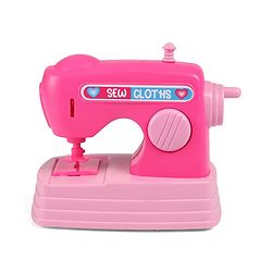 Babyhug Roleplay Home Appliances Set Washing Machine Iron Vacuum Cleaner Sewing Machine- Pink