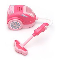 Babyhug Roleplay Home Appliances Set Washing Machine Iron Vacuum Cleaner Sewing Machine- Pink