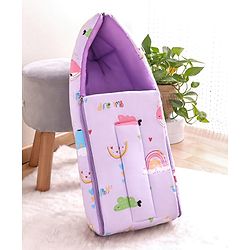 Babyhug Cotton Sleeping Bag Duck Print- Blue