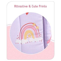 Babyhug Cotton Sleeping Bag Duck Print- Blue