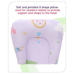 Babyhug Cotton Bedding Set with Mosquito Net Duck Print- Blue