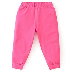 Babyhug Cotton Knit Full Sleeves Circle Printed T-Shirt & Lounge Pant Set - Blue & Pink