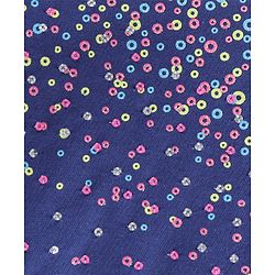 Babyhug Cotton Knit Full Sleeves Circle Printed T-Shirt & Lounge Pant Set - Blue & Pink