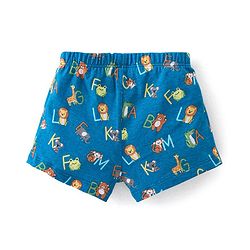 Babyhug 100% Cotton Antibacterial Trunk Briefs Stripes & Lion Print Pack of 3- Blue & Green