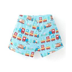 Babyhug 100% Cotton Antibacterial Trunks Pack of 3 - Yellow & Blue