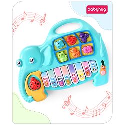 Babyhug Strawberry Musical Piano Keyboard- Red