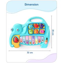 Babyhug Strawberry Musical Piano Keyboard- Red