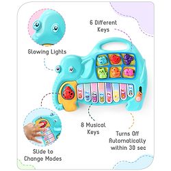 Babyhug Strawberry Musical Piano Keyboard- Red