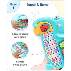 Babyhug Strawberry Musical Piano Keyboard- Red