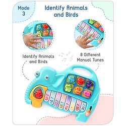 Babyhug Strawberry Musical Piano Keyboard- Red