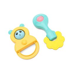 Babyhug Rattle Cum Teether Set Pack of 6 - Multicolor